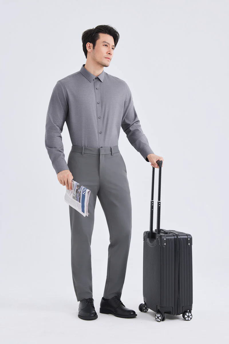 Supreme Cotton-Yak Twill Dress Shirt | Stone Grey 0372DK Supreme Cotton-Yak Twill Dress Shirt | Stone Grey 0372DK
