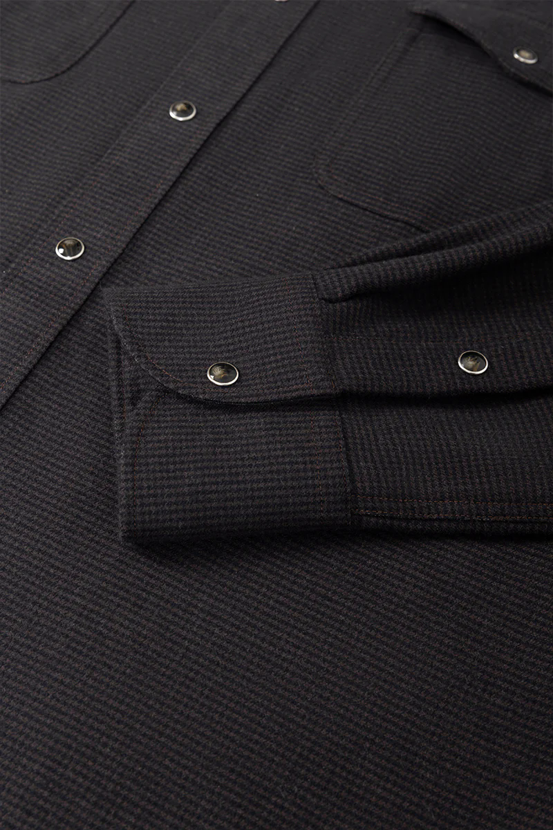 HeatGuard Casual Shirt Jacket | Brown Semi Plain 6098NZ HeatGuard Casual Shirt Jacket | Brown Semi Plain 6098NZ