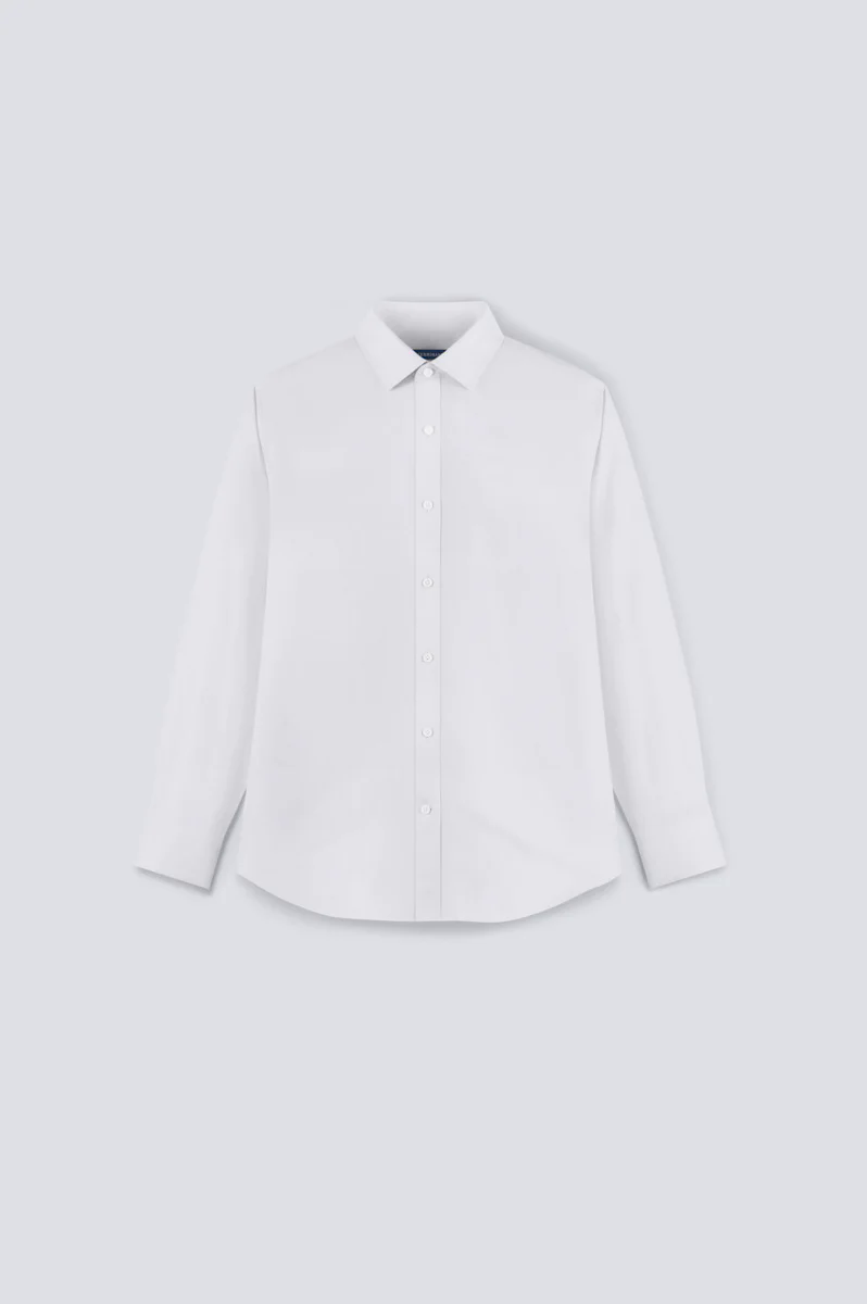 InstantCool Twill Dress Shirt | Pale Grey Semi Plain 19490N InstantCool Twill Dress Shirt | Pale Grey Semi Plain 19490N