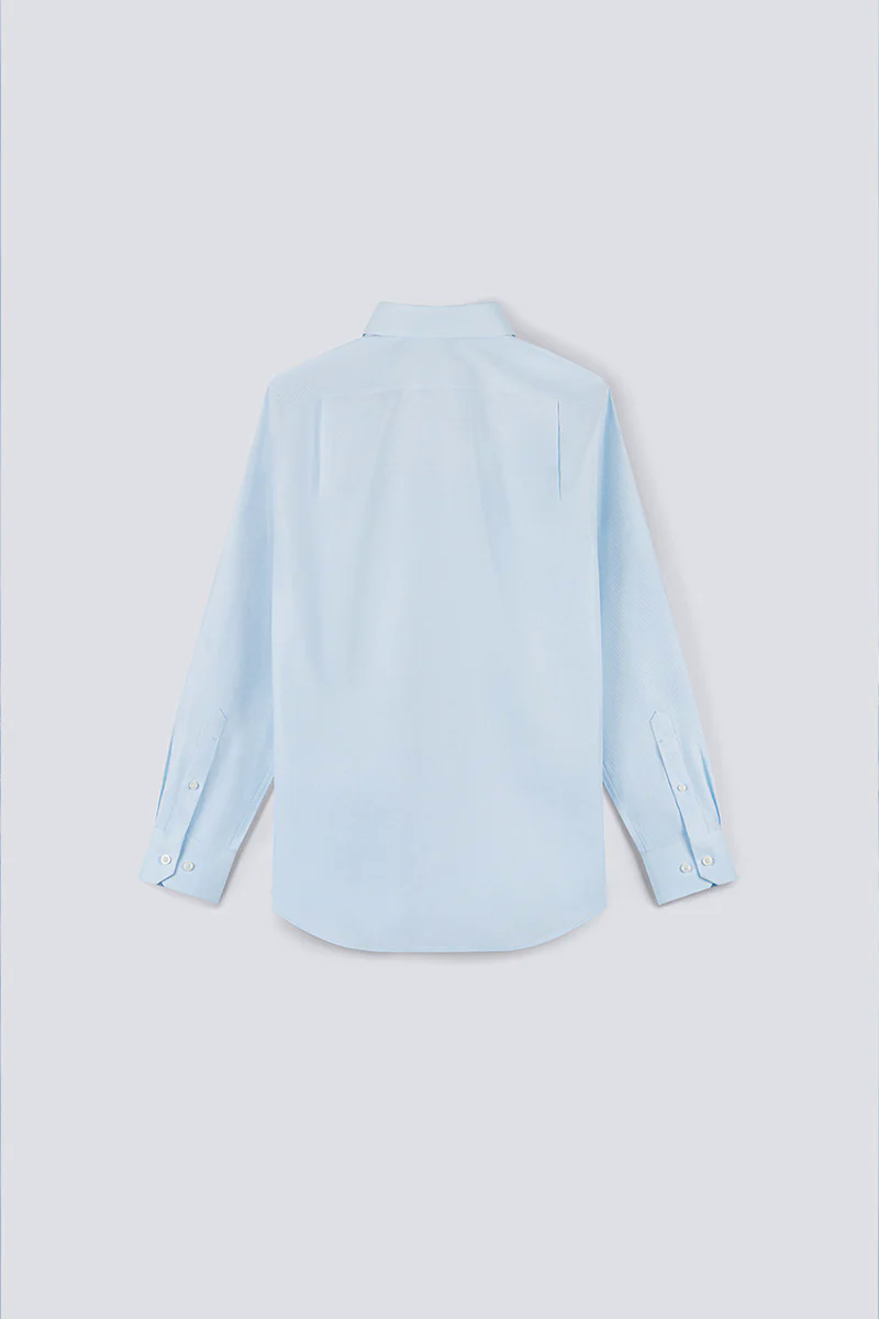 Wrinkle-Free Classic Twill Dress Shirt | Light Blue 9085NZ