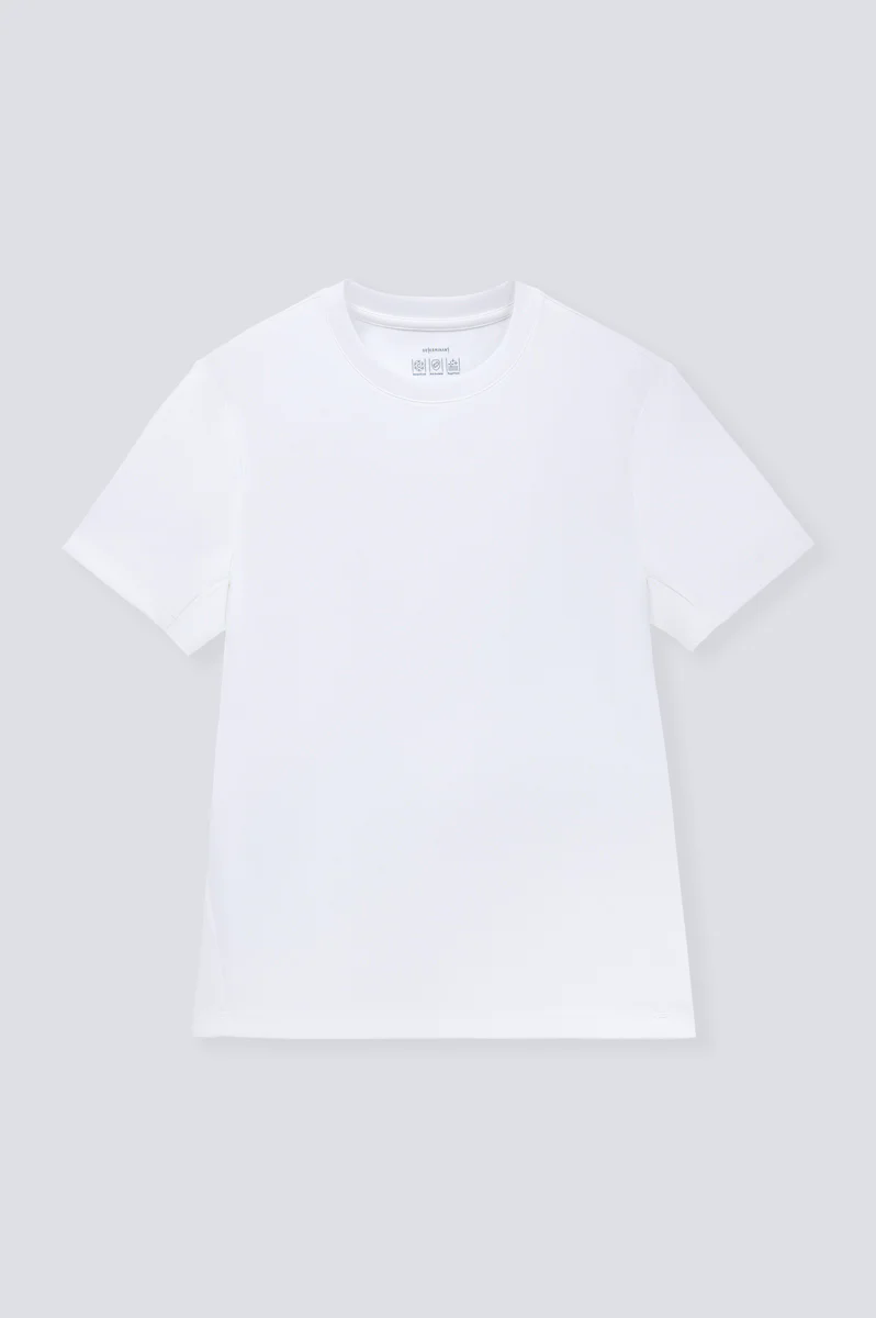 InstantCool Jersey Crew Neck T-Shirt | White WH001Z