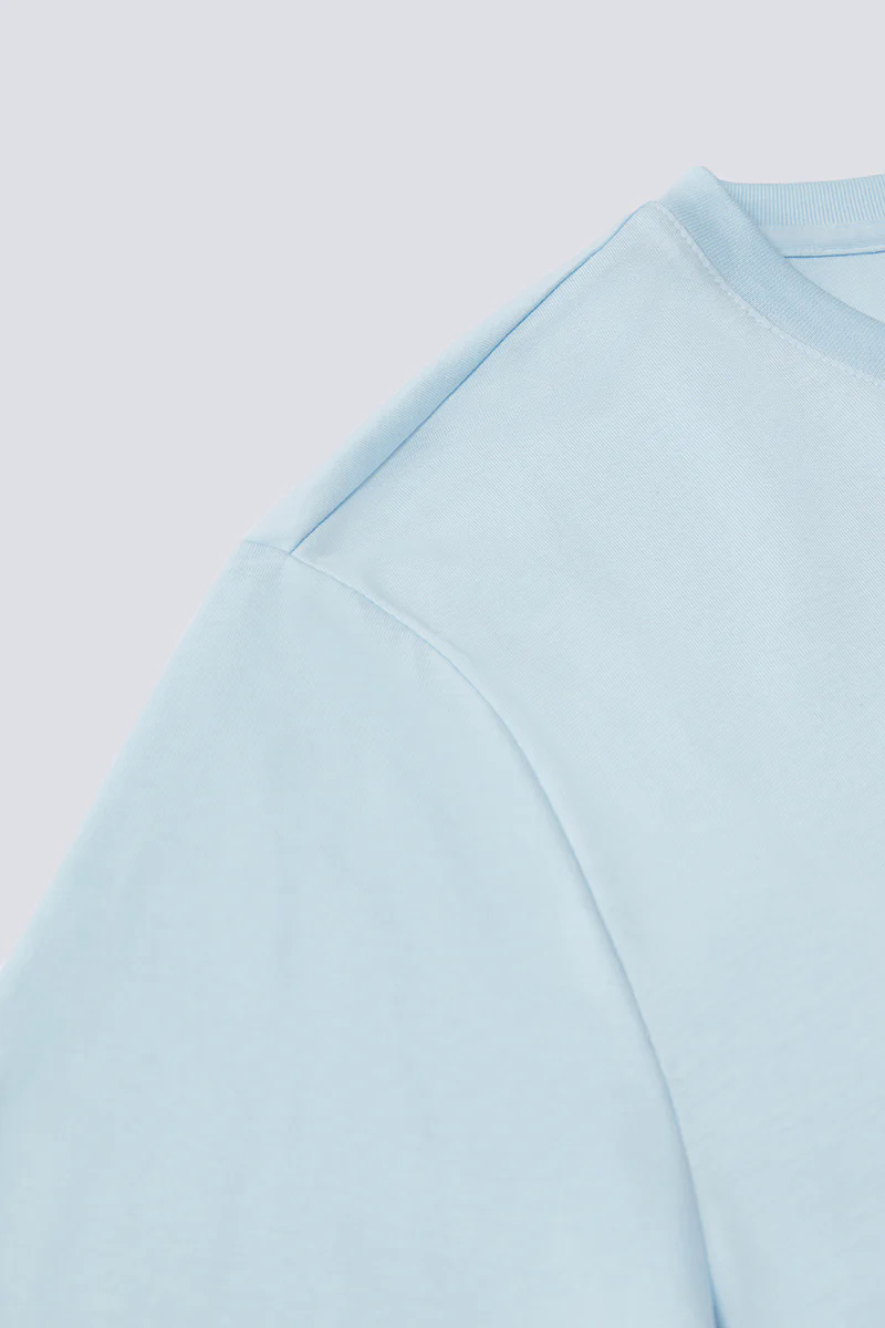Super Soft Crew Neck T-Shirt | Light Blue BLE237 Super Soft Crew Neck T-Shirt | Light Blue BLE237