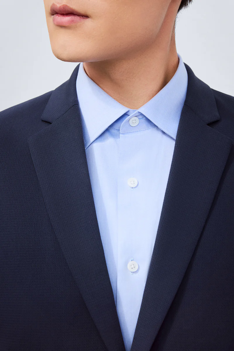 CottonSTRETCH Lightweight Knit Smart Blazer | Navy NNY096 CottonSTRETCH Lightweight Knit Smart Blazer | Navy NNY096