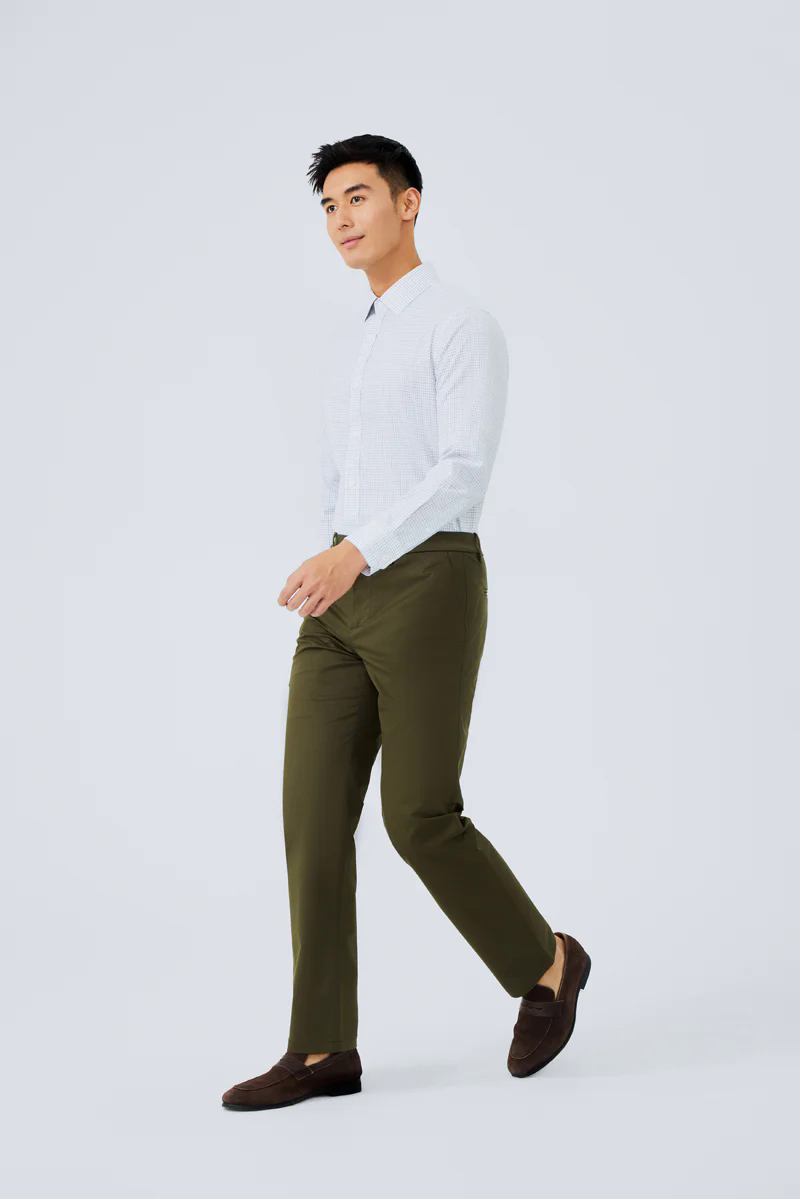 Waterless Dye Dress Shirt | White Multi-Check 20812N Waterless Dye Dress Shirt | White Multi-Check 20812N