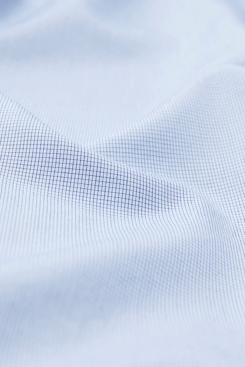 Wrinkle-Free Poplin Dress Shirt | Blue Check 16771N Wrinkle-Free Poplin Dress Shirt | Blue Check 16771N