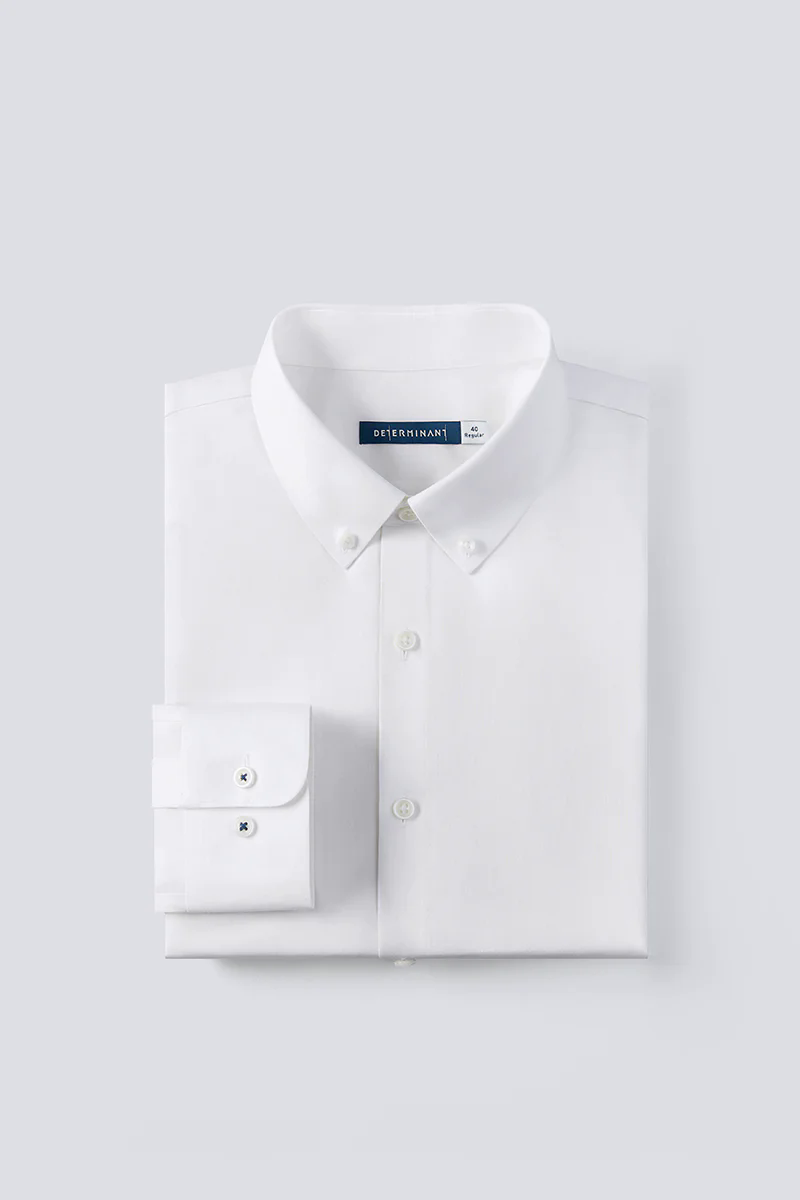 Twill Button-Down Smart Shirt | White WH001Z Twill Button-Down Smart Shirt | White WH001Z
