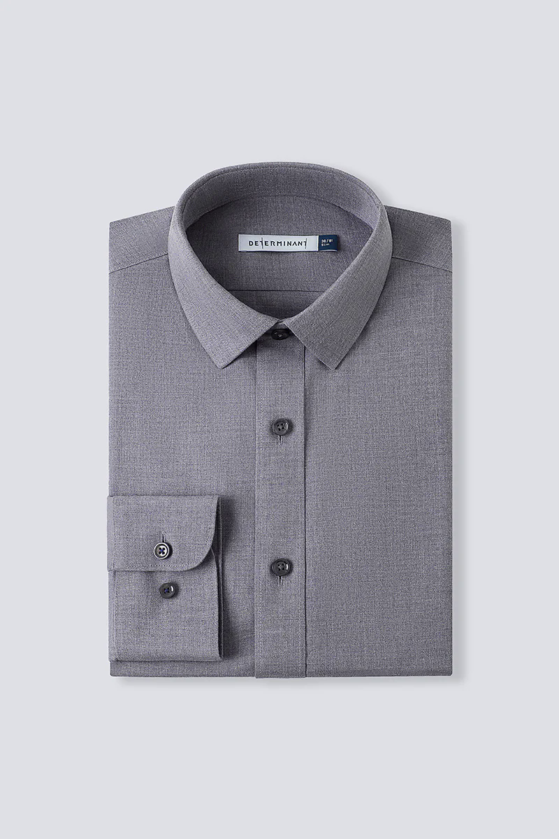 Supreme Cotton-Yak Twill Dress Shirt | Stone Grey 0372DK Supreme Cotton-Yak Twill Dress Shirt | Stone Grey 0372DK