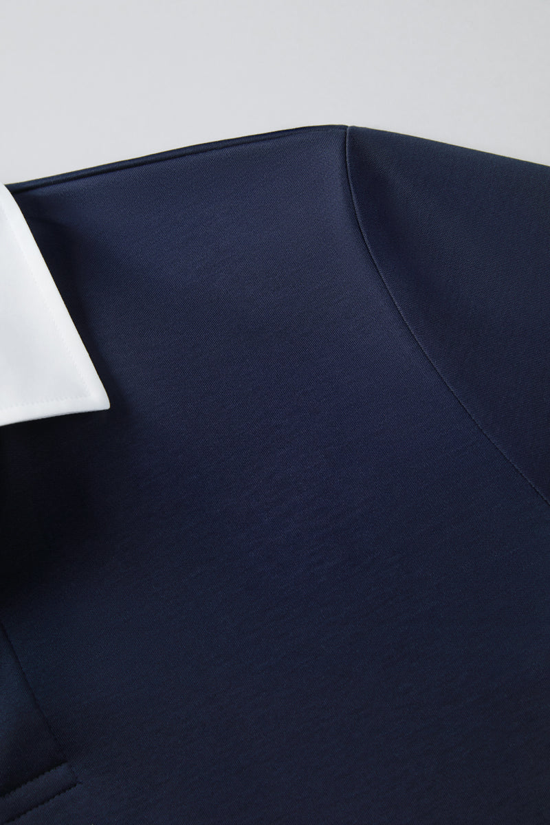 Regal Interlock Long Sleeve Rugby Shirt | Navy NNY096 Regal Interlock Long Sleeve Rugby Shirt | Navy NNY096