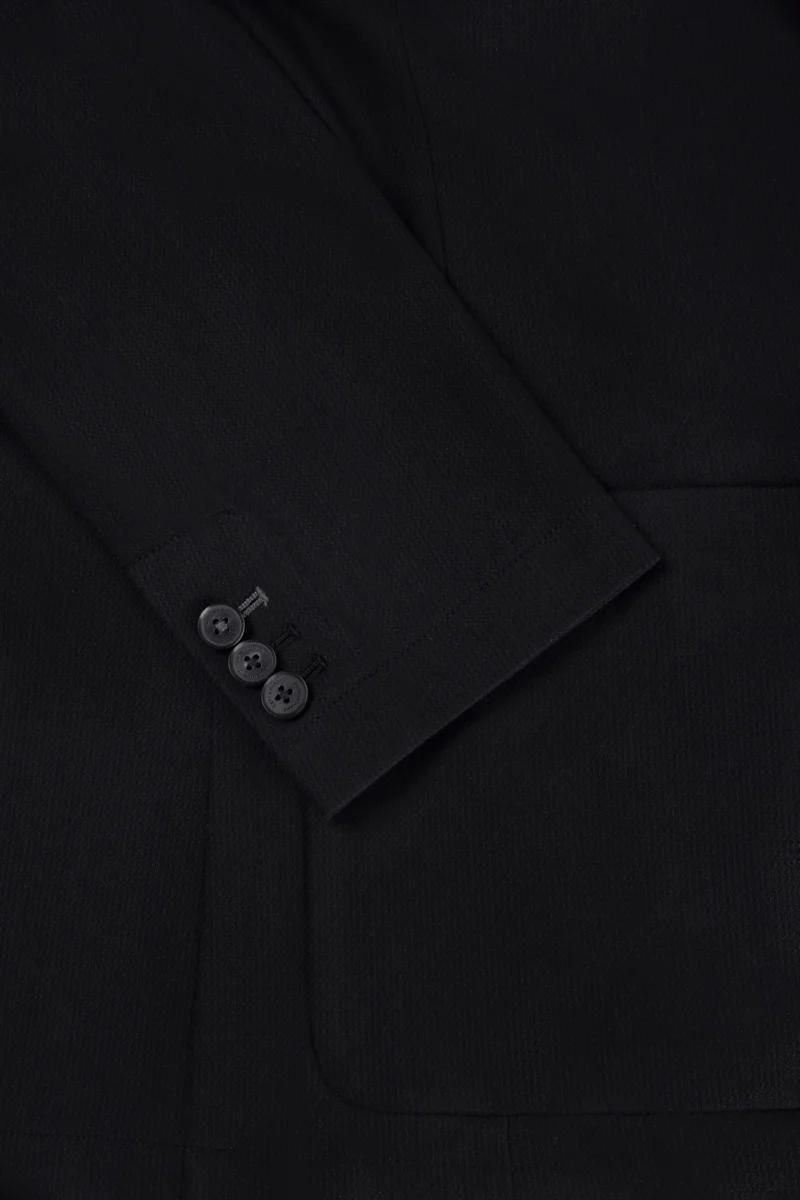 CottonSTRETCH Lightweight Knit Smart Blazer | Black BKFD01 CottonSTRETCH Lightweight Knit Smart Blazer | Black BKFD01