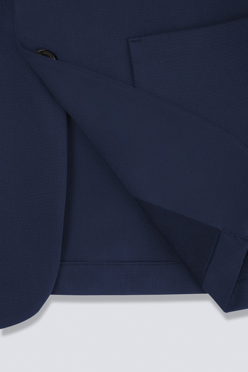 CottonSTRETCH Lightweight Knit Smart Blazer | Navy NNY096 CottonSTRETCH Lightweight Knit Smart Blazer | Navy NNY096