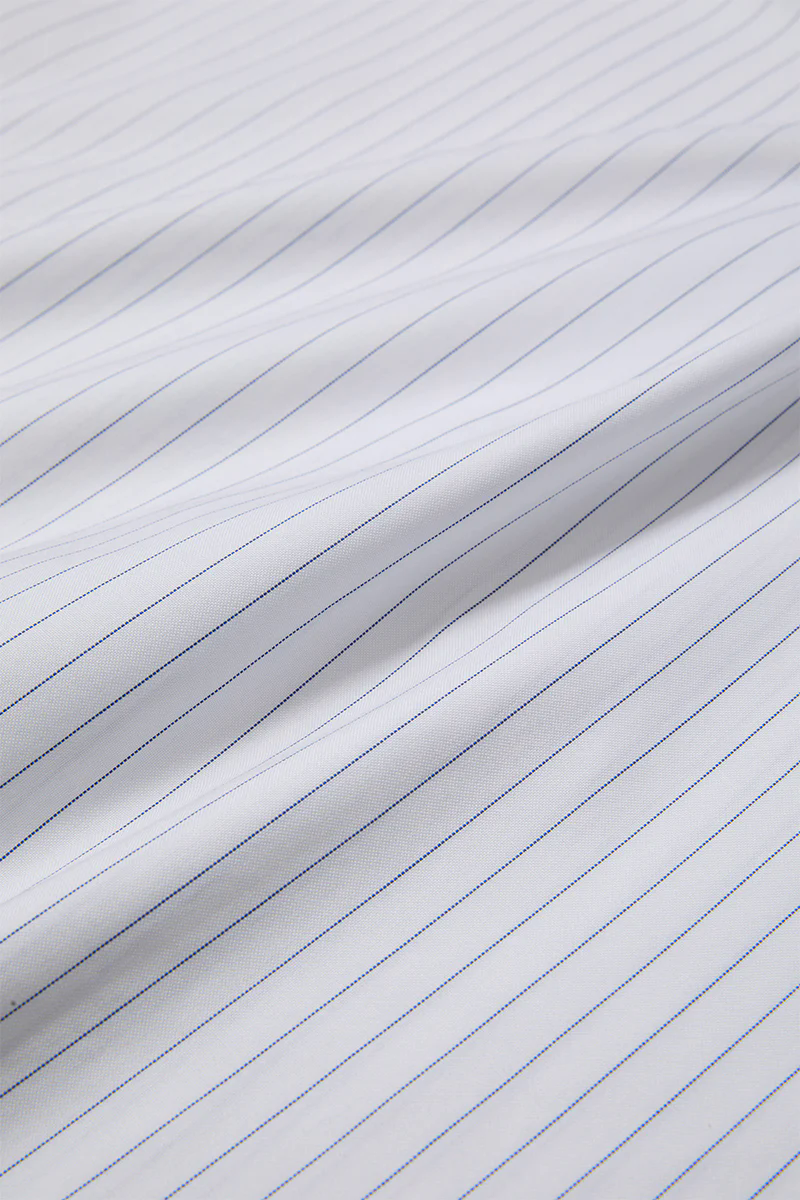 Wrinkle-Free Pinpoint Oxford Dress Shirt | Blue Stripes 9566DK Wrinkle-Free Pinpoint Oxford Dress Shirt | Blue Stripes 9566DK