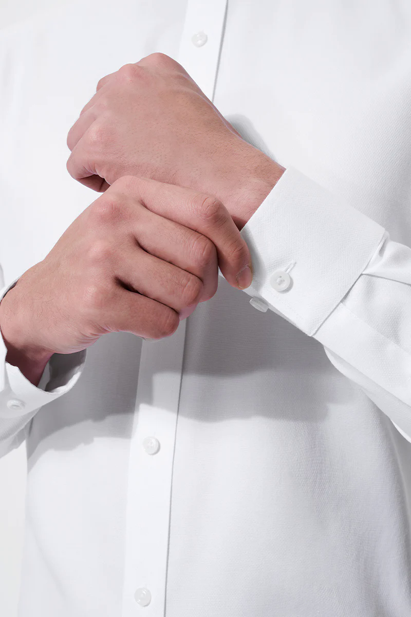 Dobby Dress Shirt | White WH001Z Dobby Dress Shirt | White WH001Z