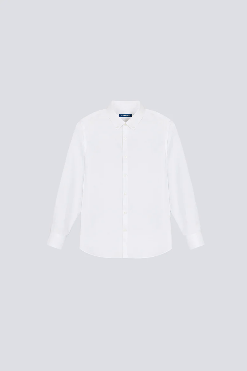 Twill Button-Down Smart Shirt | White WH001Z Twill Button-Down Smart Shirt | White WH001Z