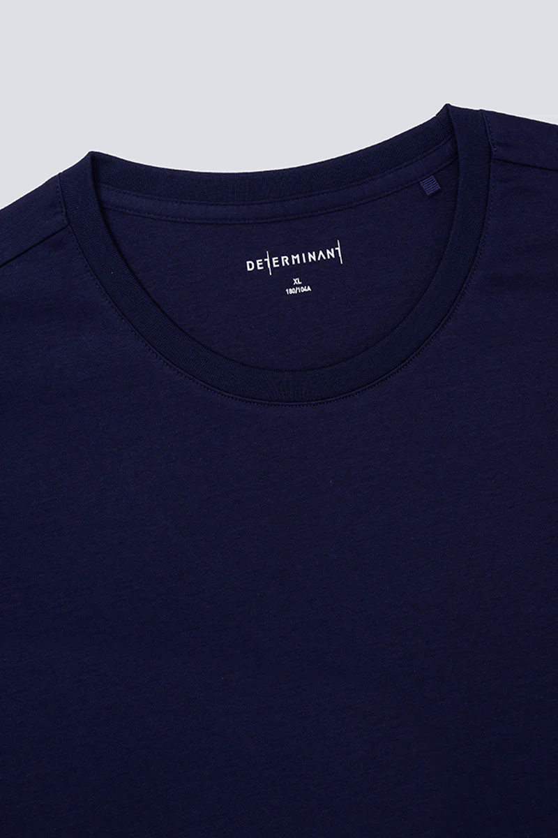 Softex Crew Neck T-Shirt | Navy NNY096 Softex Crew Neck T-Shirt | Navy NNY096