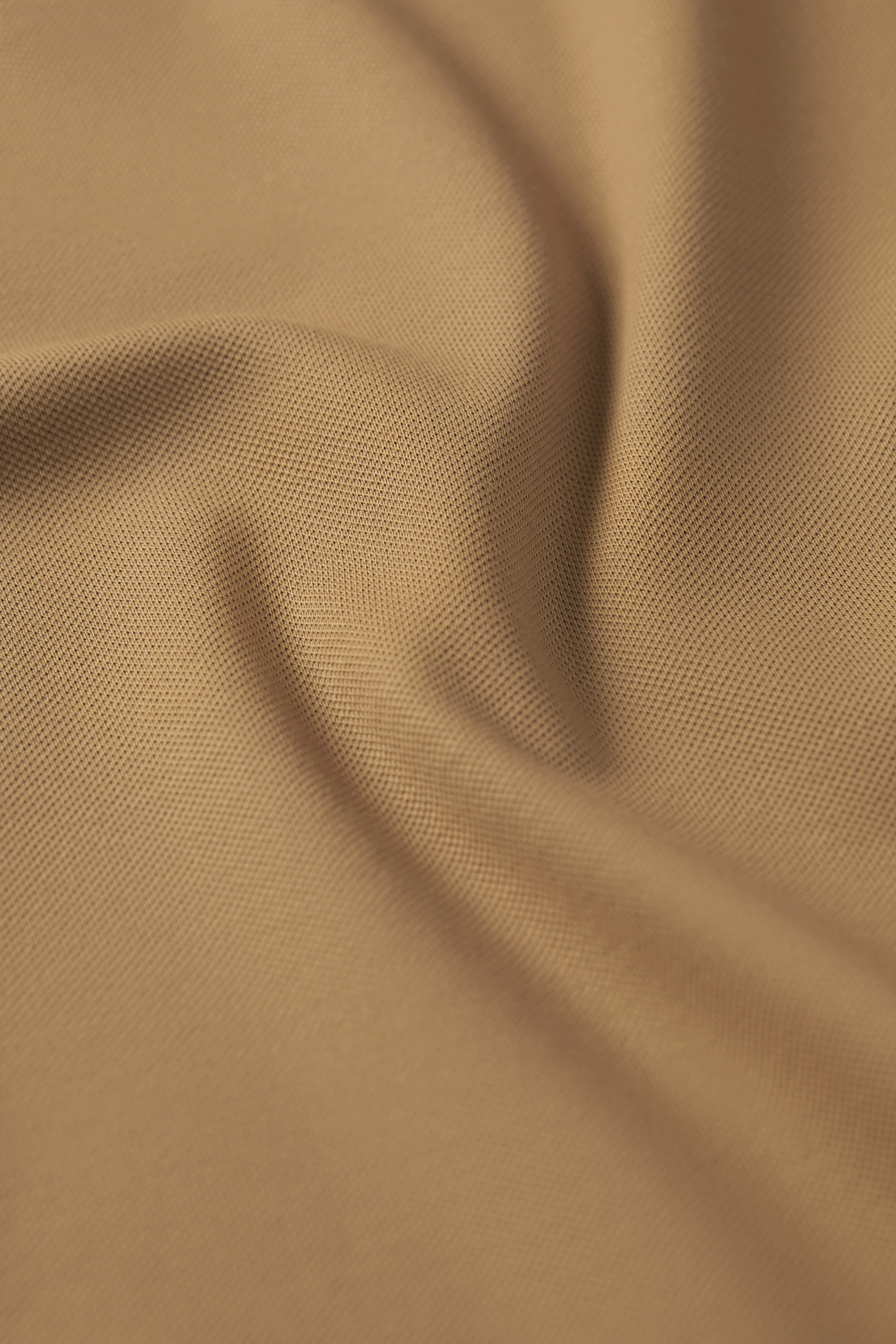 Pique Long Sleeve Polo | Khaki KE0178 Pique Long Sleeve Polo | Khaki KE0178