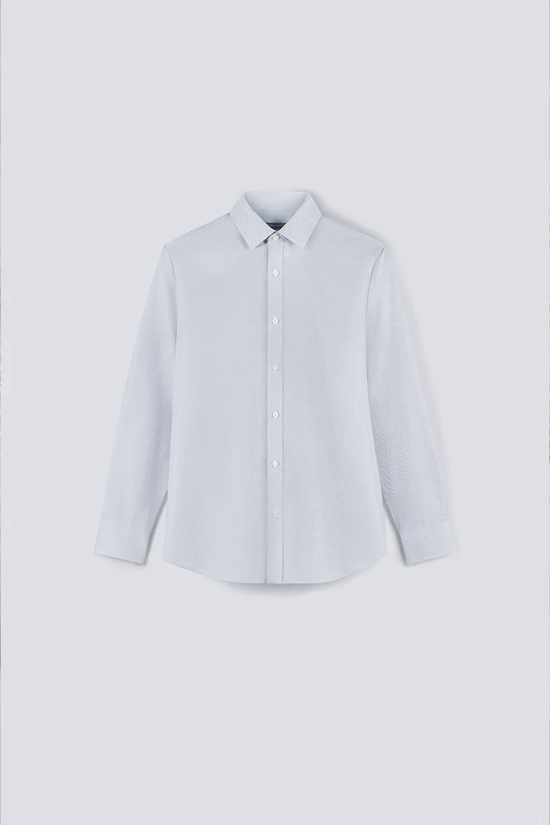 Wrinkle-Free Classic Twill Dress Shirt | Pale Grey 20987N Wrinkle-Free Classic Twill Dress Shirt | Pale Grey 20987N