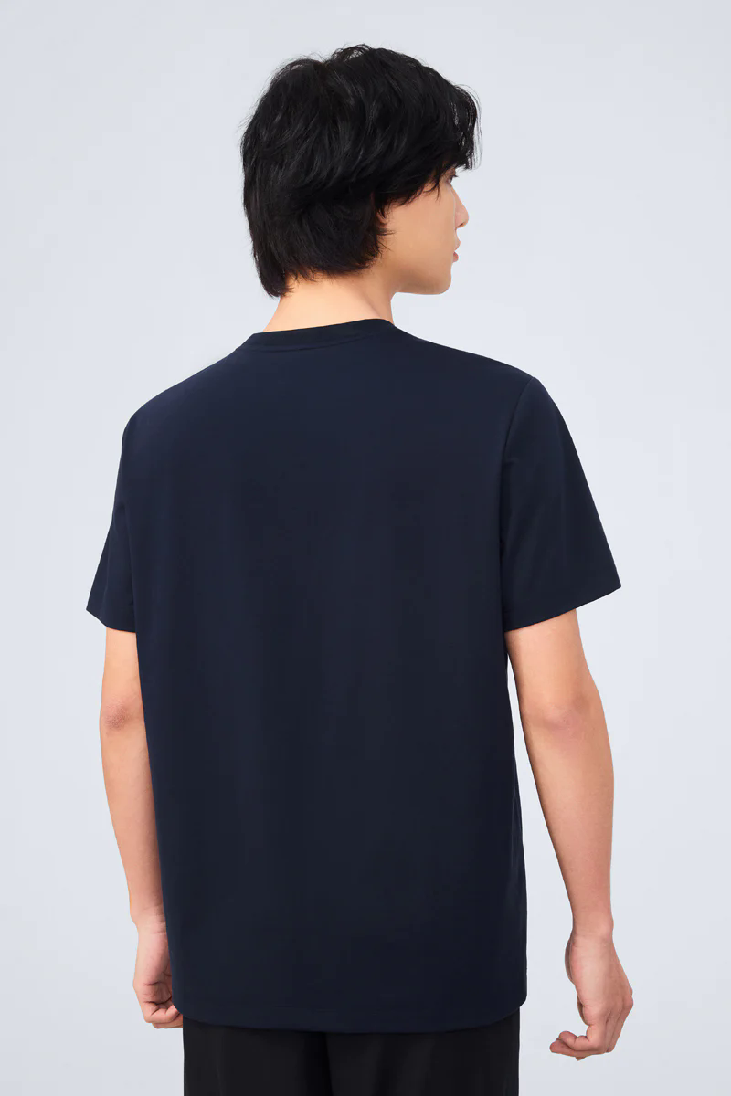 InstantCool Jersey Crew Neck T-Shirt | Navy NYE009