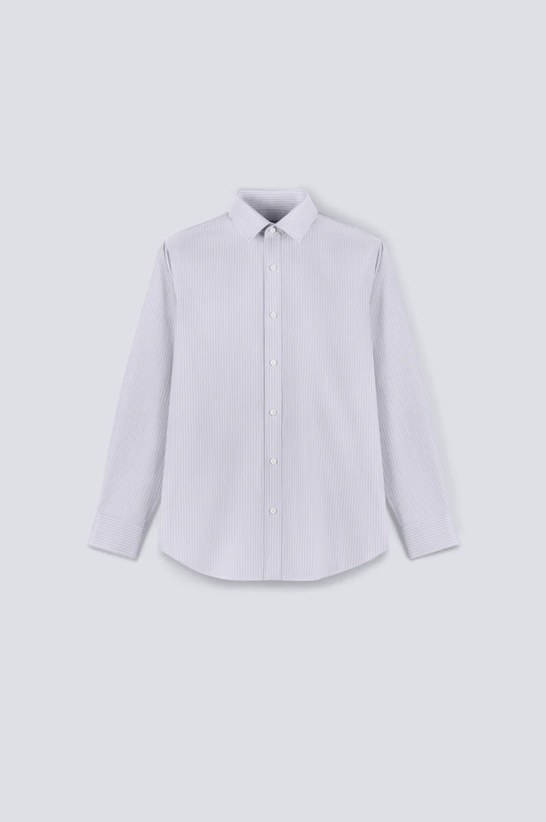 InstantCool Dobby Dress Shirt | Grey Stripes 19390N InstantCool Dobby Dress Shirt | Grey Stripes 19390N