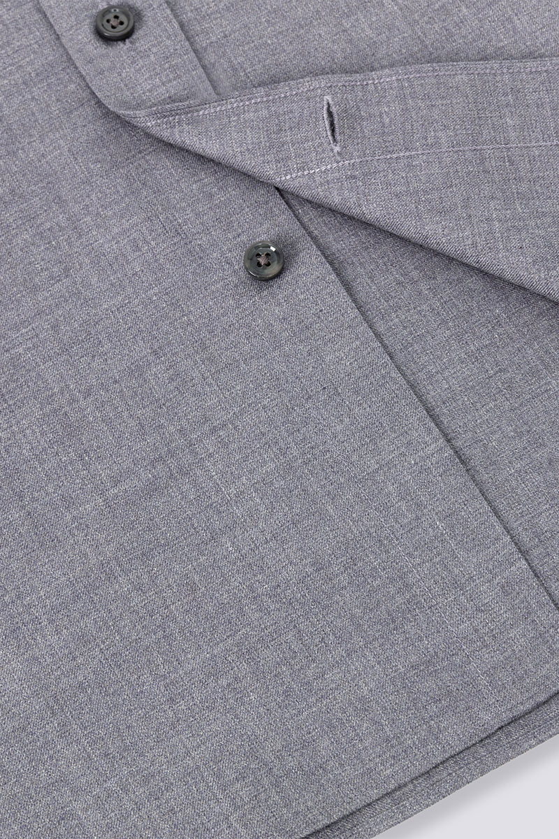 Supreme Cotton-Yak Twill Dress Shirt | Stone Grey 0372DK Supreme Cotton-Yak Twill Dress Shirt | Stone Grey 0372DK