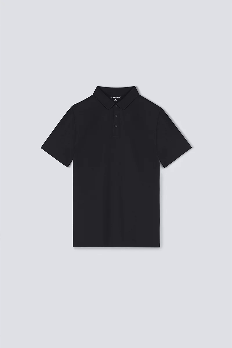 Softex Snap-Front Polo | Black BKFD01 Softex Snap-Front Polo | Black BKFD01