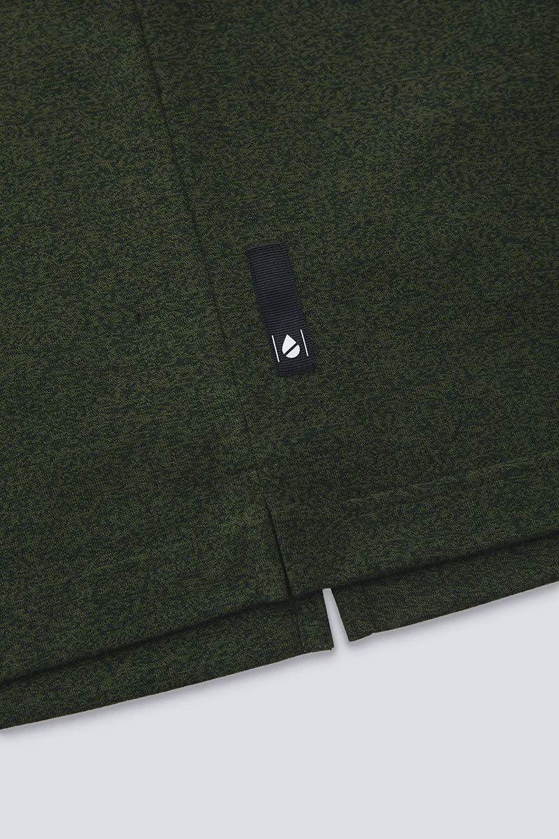 Waterless Dye Relaxed-Fit T-Shirt  | Dark Green GN0609