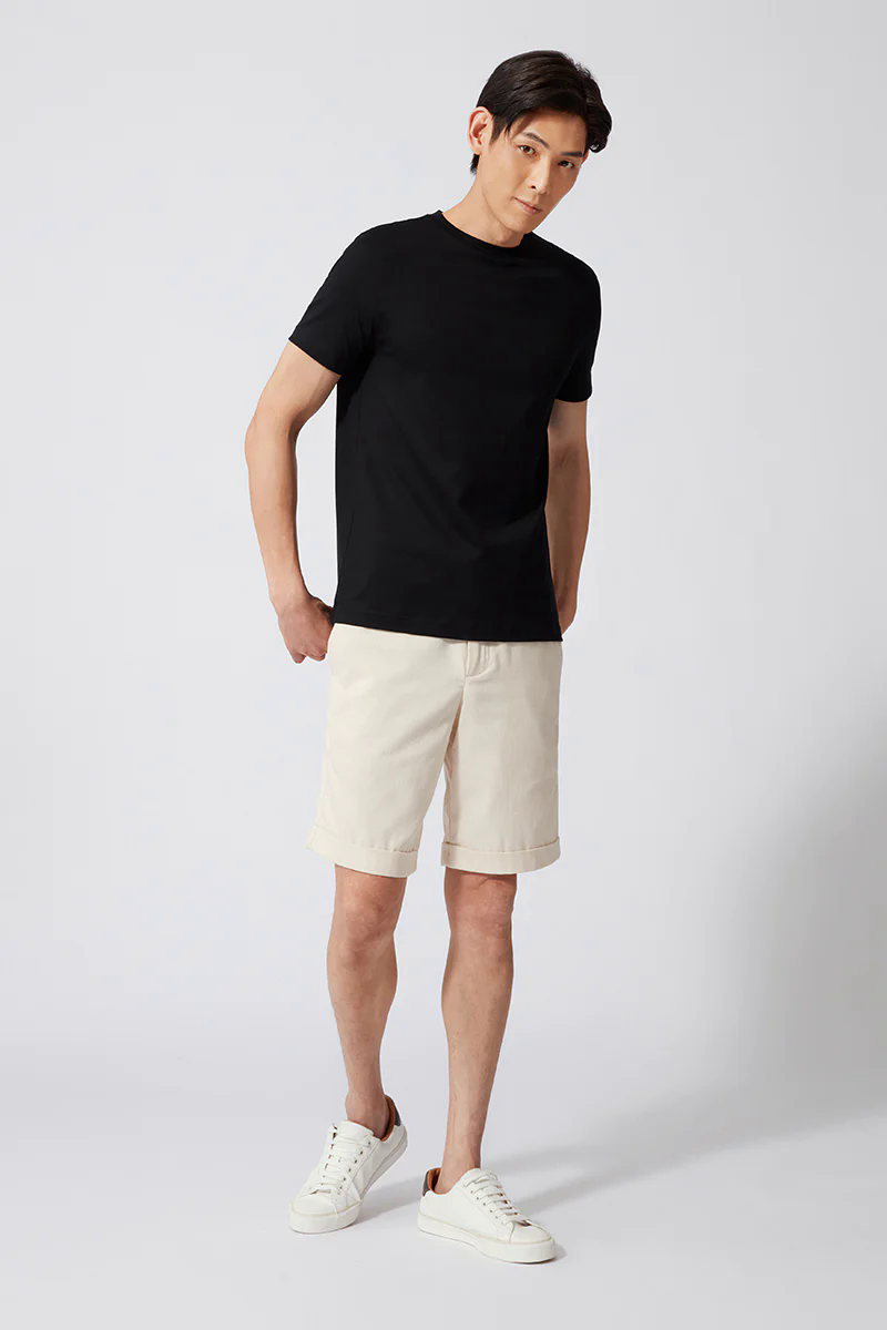 Regal Crew Neck T-Shirt | Black BKFD01