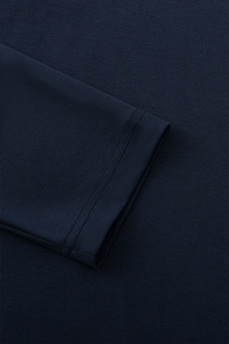 HeatGuard Mock Neck Long Sleeve T-Shirt | Navy NNY096 HeatGuard Mock Neck Long Sleeve T-Shirt | Navy NNY096