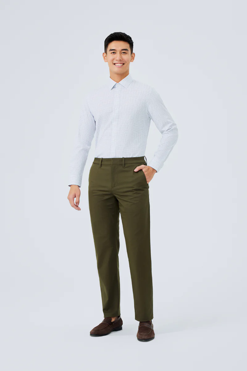 Waterless Dye Dress Shirt | White Multi-Check 20812N Waterless Dye Dress Shirt | White Multi-Check 20812N