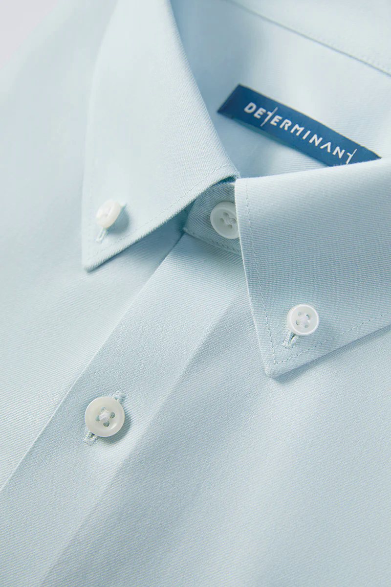 Twill Button-Down Smart Shirt | Mint 7560NZ Twill Button-Down Smart Shirt | Mint 7560NZ