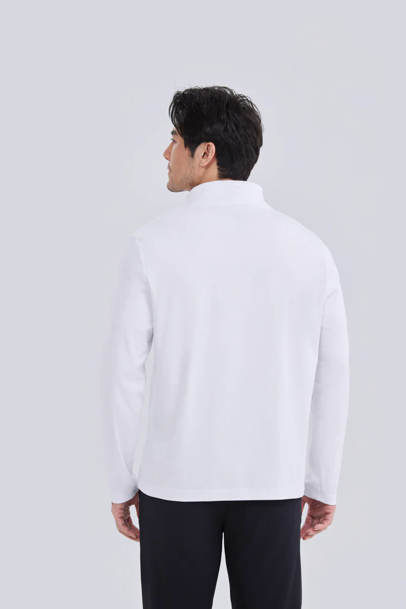 HeatGuard Mock Neck Long Sleeve T-Shirt | White WH001Z HeatGuard Mock Neck Long Sleeve T-Shirt | White WH001Z