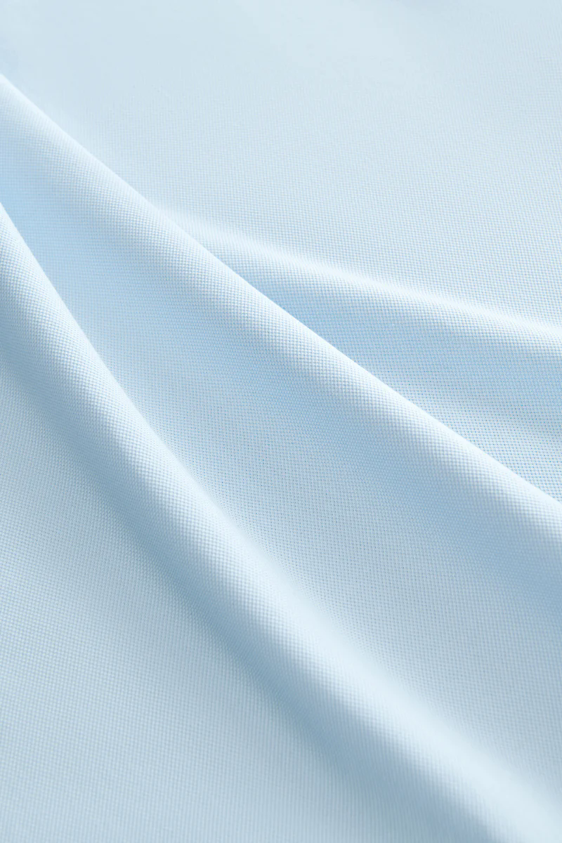 Pique Contrast Collar Polo | Light Blue BLE237 Pique Contrast Collar Polo | Light Blue BLE237