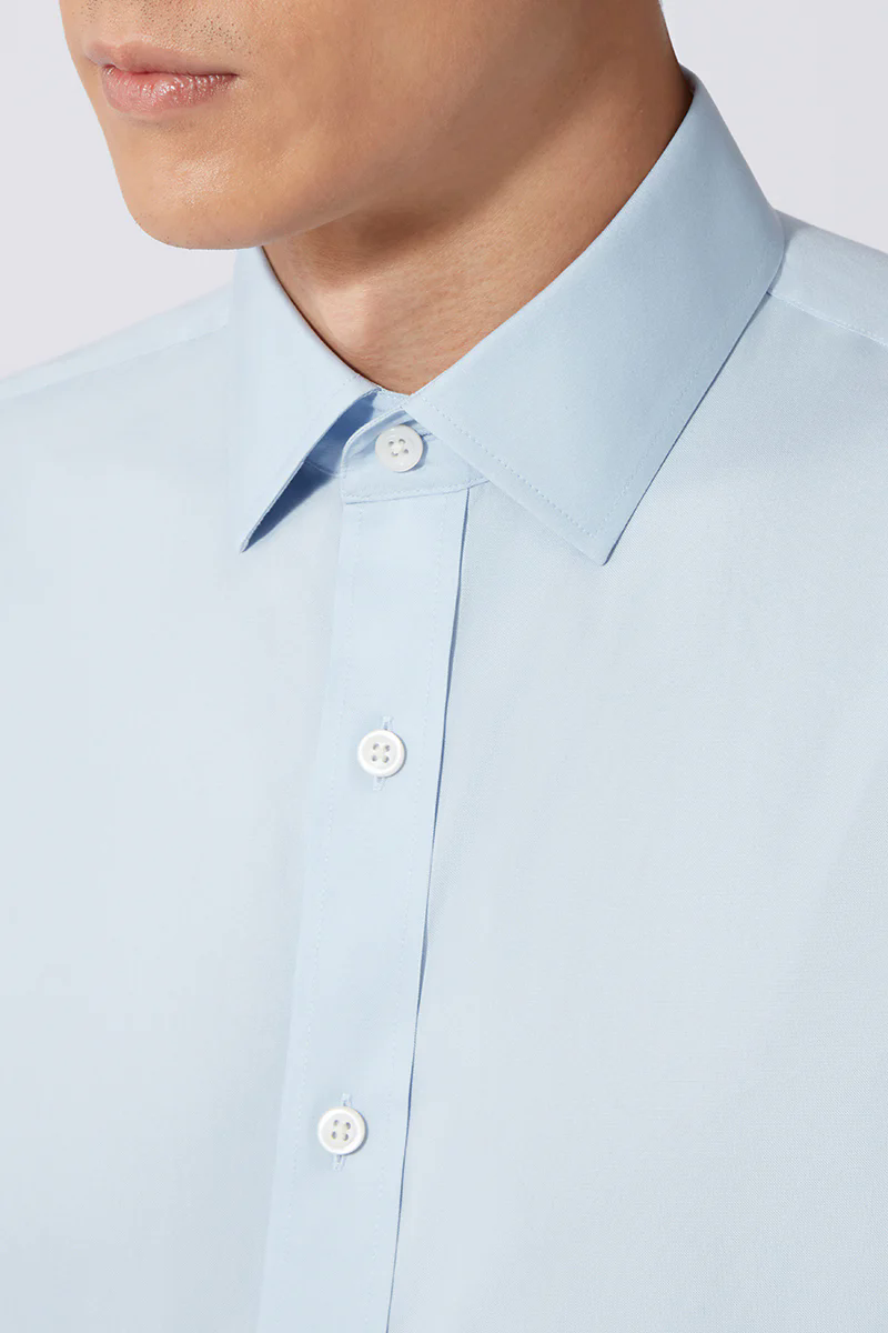 Wrinkle-Free Pinpoint Oxford Dress Shirt | Light Blue 15940P Wrinkle-Free Pinpoint Oxford Dress Shirt | Light Blue 15940P