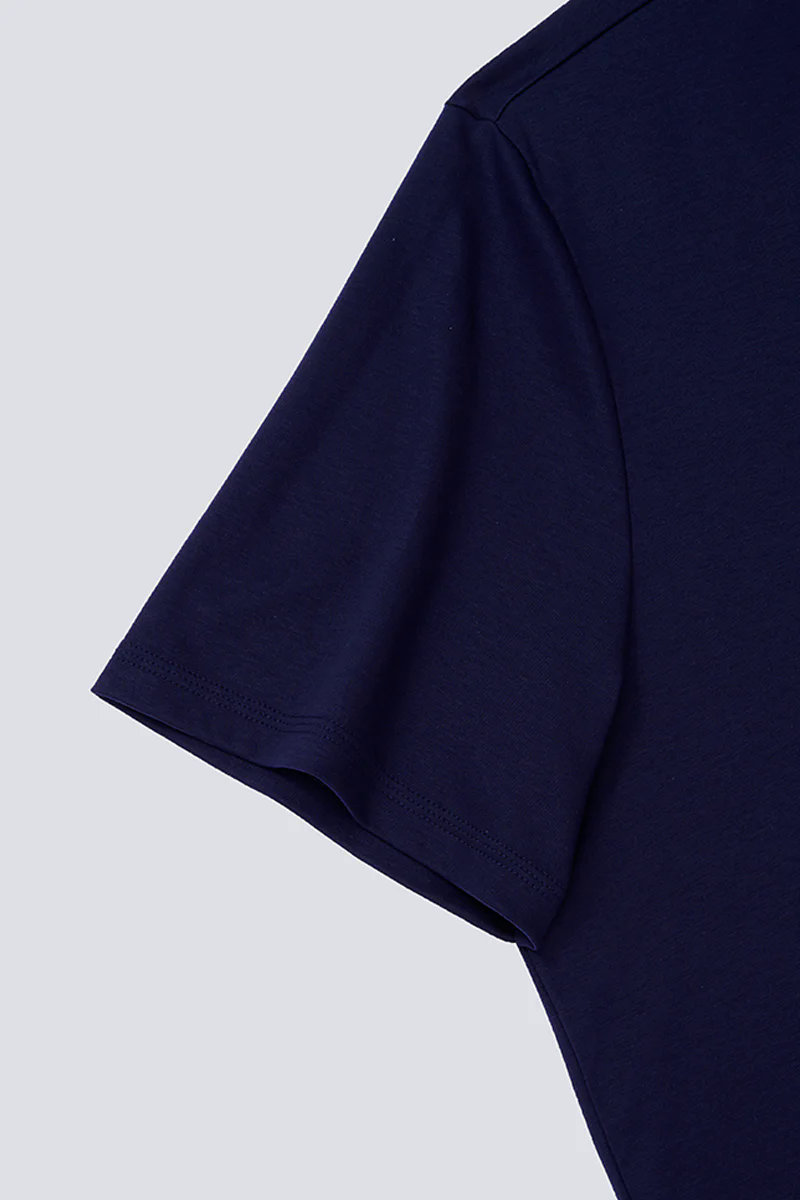 Softex Crew Neck T-Shirt | Navy NNY096 Softex Crew Neck T-Shirt | Navy NNY096