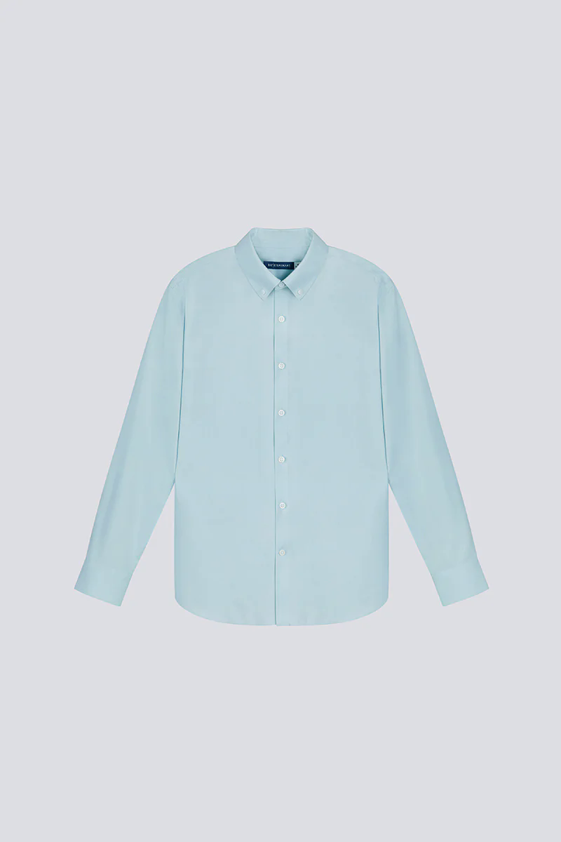 Twill Button-Down Smart Shirt | Mint 7560NZ Twill Button-Down Smart Shirt | Mint 7560NZ