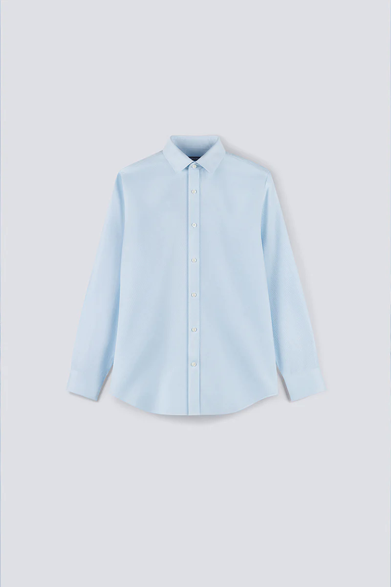 Wrinkle-Free Classic Twill Dress Shirt | Light Blue 9085NZ