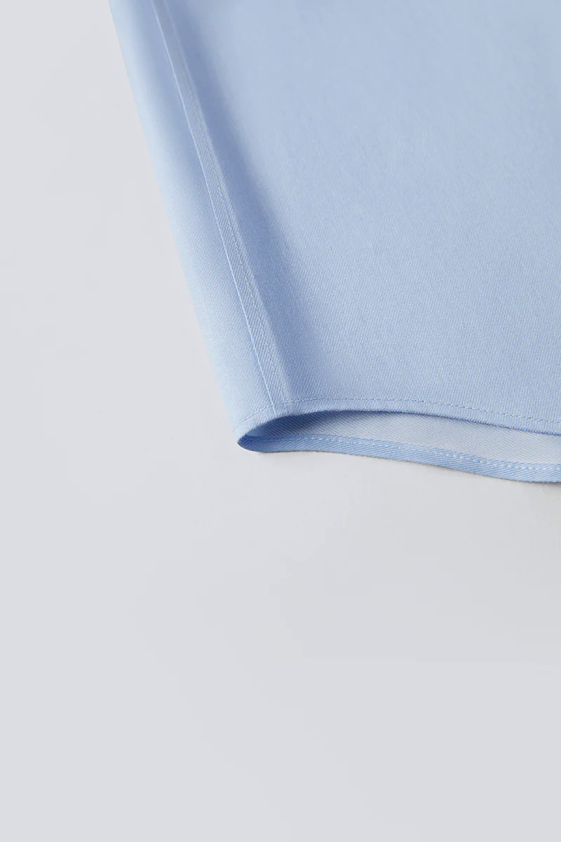 Twill Button-Down Smart Shirt | Light Blue 9773NZ Twill Button-Down Smart Shirt | Light Blue 9773NZ