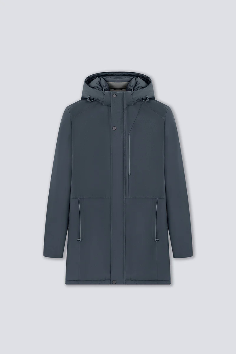 Graphene-Lined Down Parka Jacket | Ink Blue KBL000 Graphene-Lined Down Parka Jacket | Ink Blue KBL000