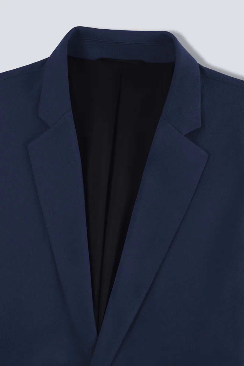 CottonSTRETCH Lightweight Knit Smart Blazer | Navy NNY096 CottonSTRETCH Lightweight Knit Smart Blazer | Navy NNY096