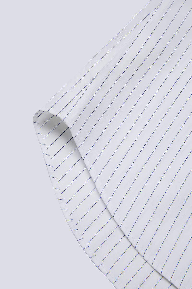 Wrinkle-Free Pinpoint Oxford Dress Shirt | Blue Stripes 9566DK Wrinkle-Free Pinpoint Oxford Dress Shirt | Blue Stripes 9566DK