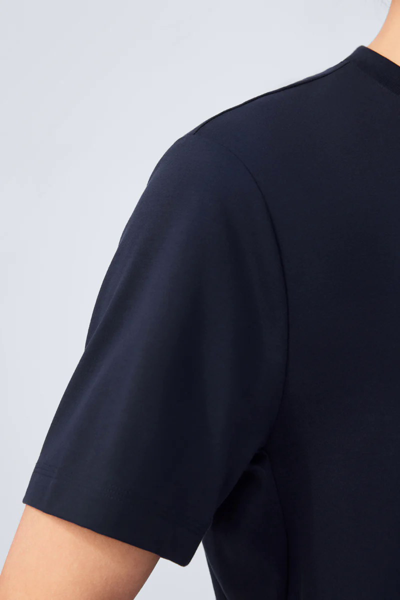 InstantCool Jersey Crew Neck T-Shirt | Navy NYE009