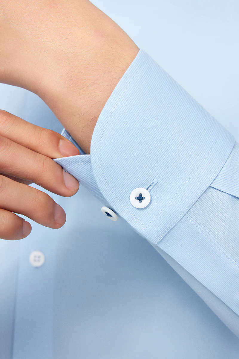 Supreme Cotton Dress Shirt | Light Blue 3396NZ