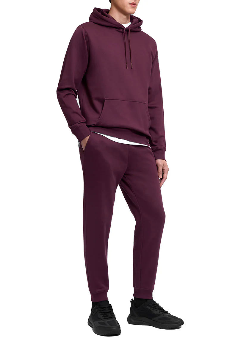 Slim Fleece Sweatpants | Burgundy RDE179 Slim Fleece Sweatpants | Burgundy RDE179