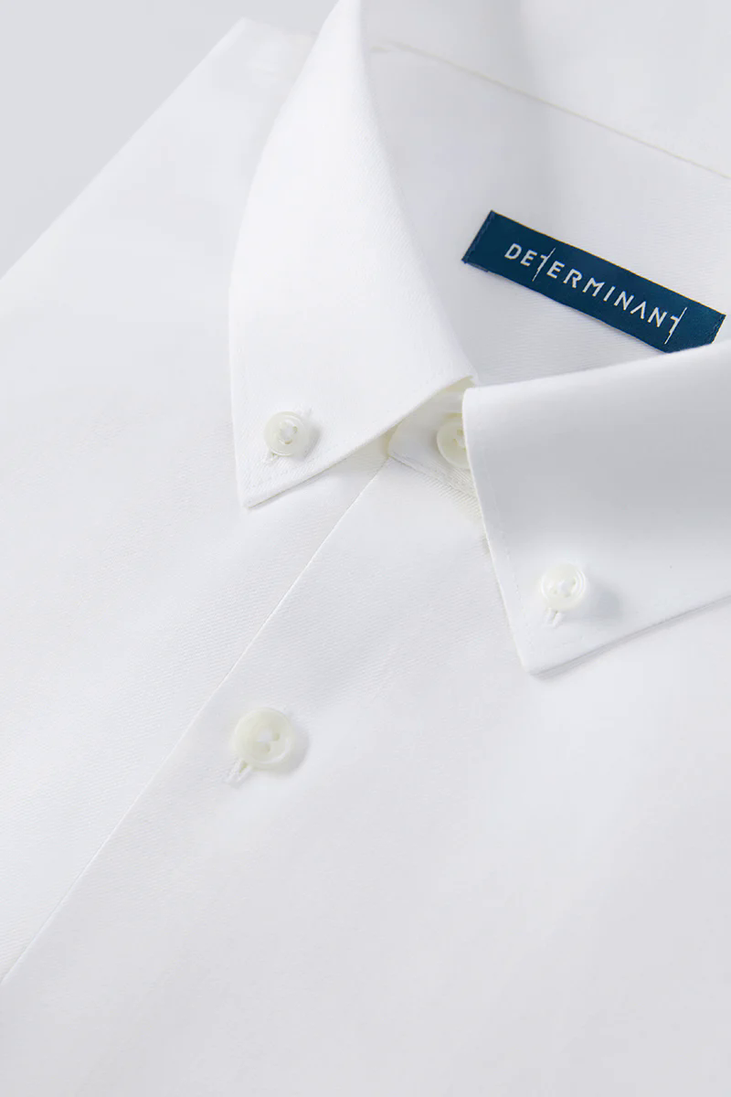 Twill Button-Down Smart Shirt | White WH001Z Twill Button-Down Smart Shirt | White WH001Z