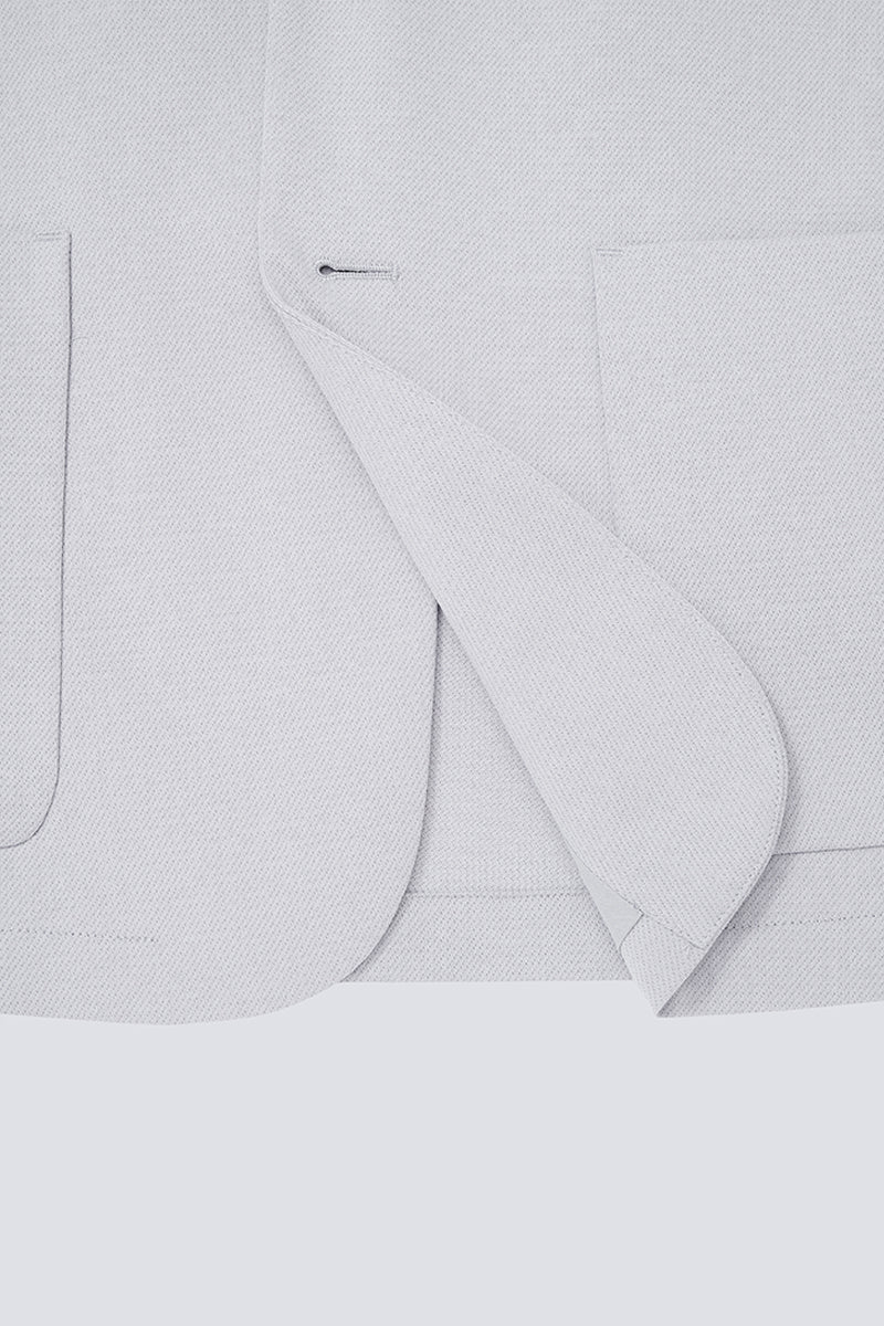 CottonSTRETCH Lightweight Knit Smart Blazer | Light Grey GYE126 CottonSTRETCH Lightweight Knit Smart Blazer | Light Grey GYE126