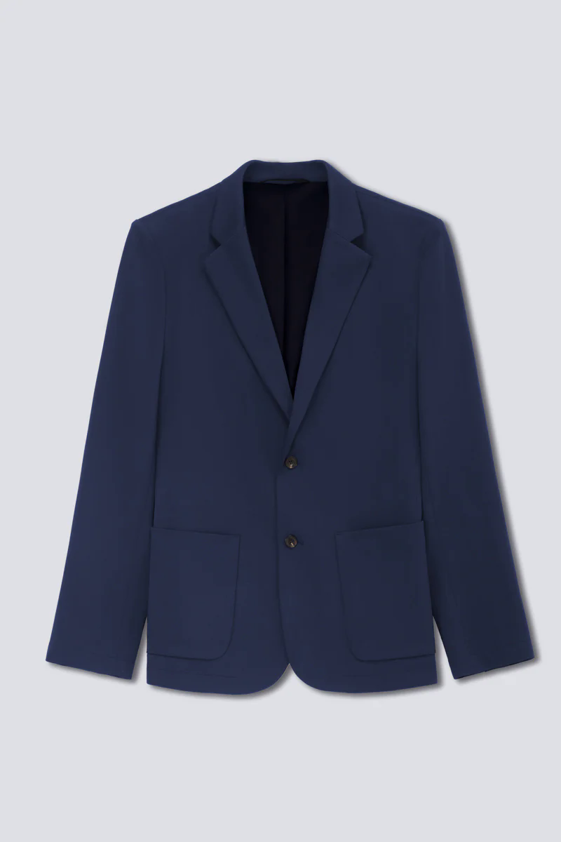CottonSTRETCH Lightweight Knit Smart Blazer | Navy NNY096 CottonSTRETCH Lightweight Knit Smart Blazer | Navy NNY096