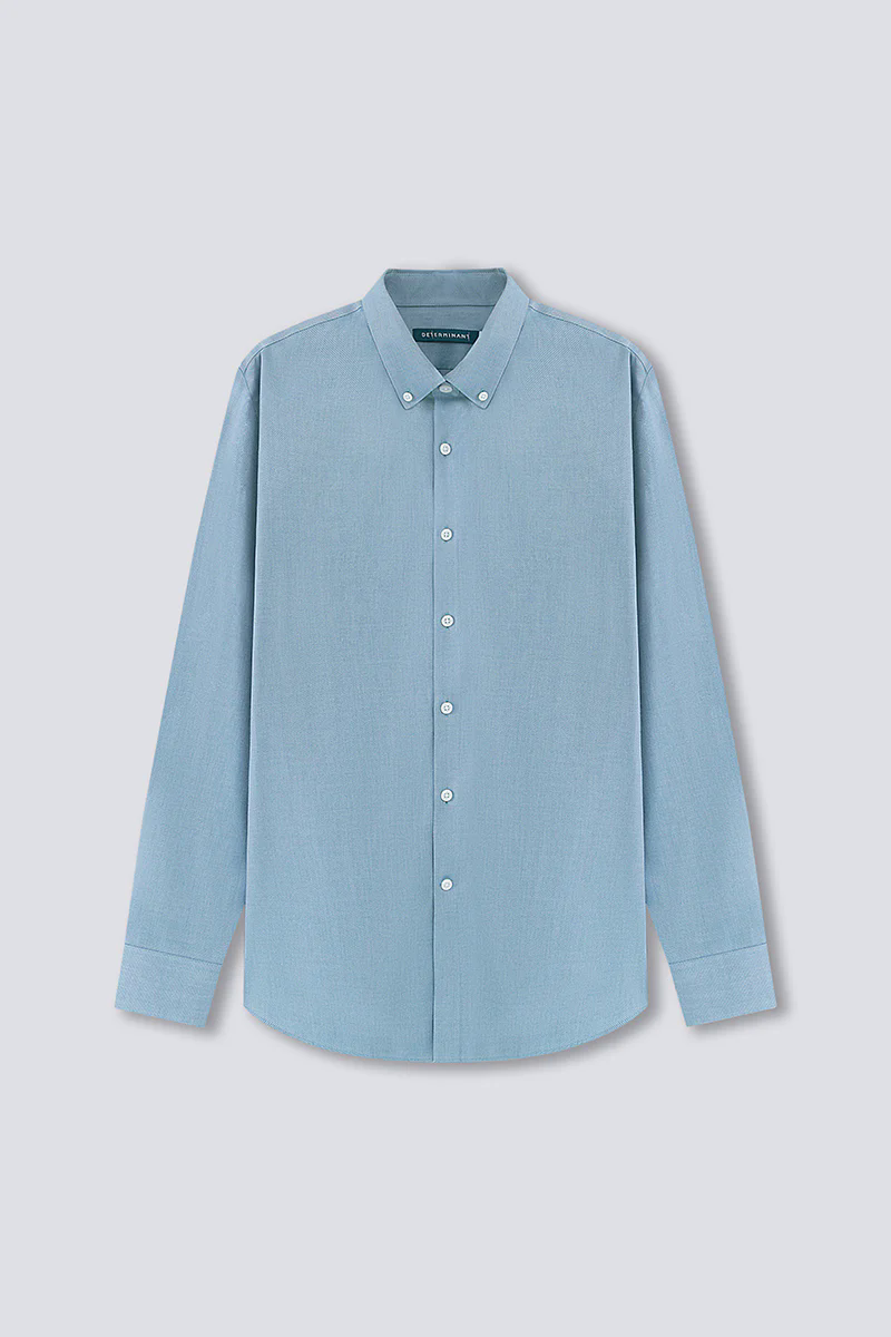 Waterless Dye Button-Down Smart Shirt | Indigo Blue 25239N Waterless Dye Button-Down Smart Shirt | Indigo Blue 25239N