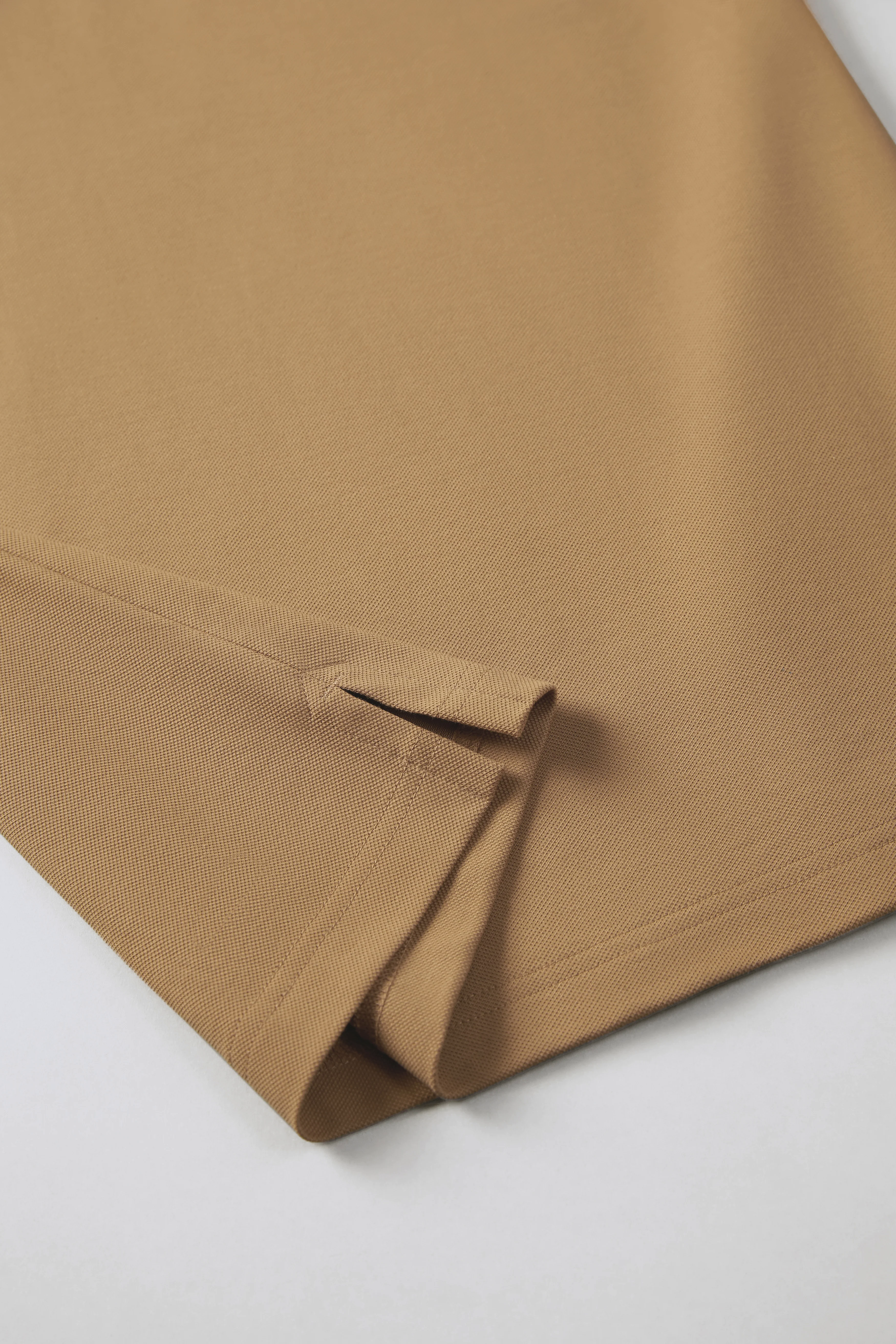 Pique Long Sleeve Polo | Khaki KE0178 Pique Long Sleeve Polo | Khaki KE0178