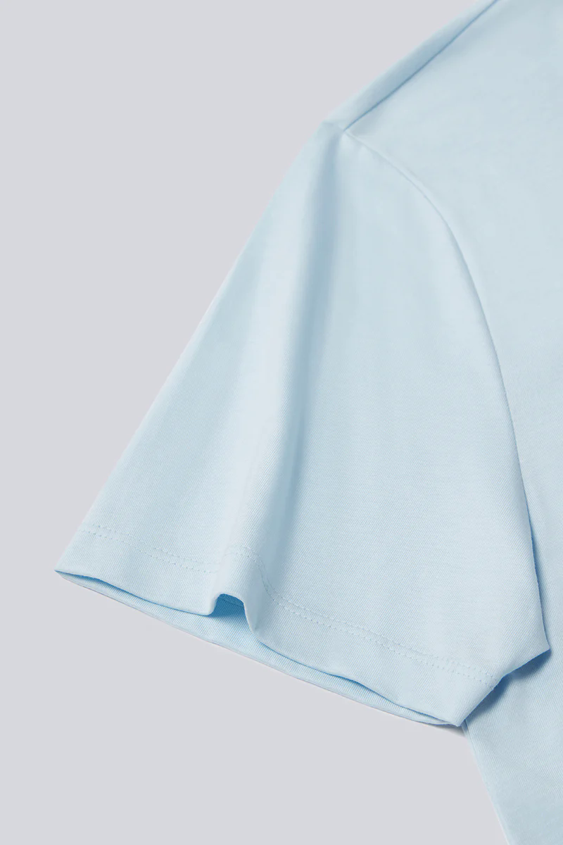 Super Soft Crew Neck T-Shirt | Light Blue BLE237 Super Soft Crew Neck T-Shirt | Light Blue BLE237