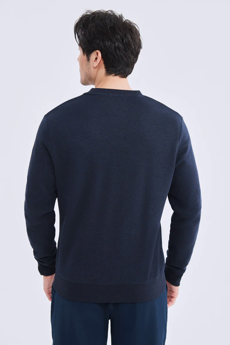 Merino-Blend French Rib Cardigan | Navy EB1244 Merino-Blend French Rib Cardigan | Navy EB1244