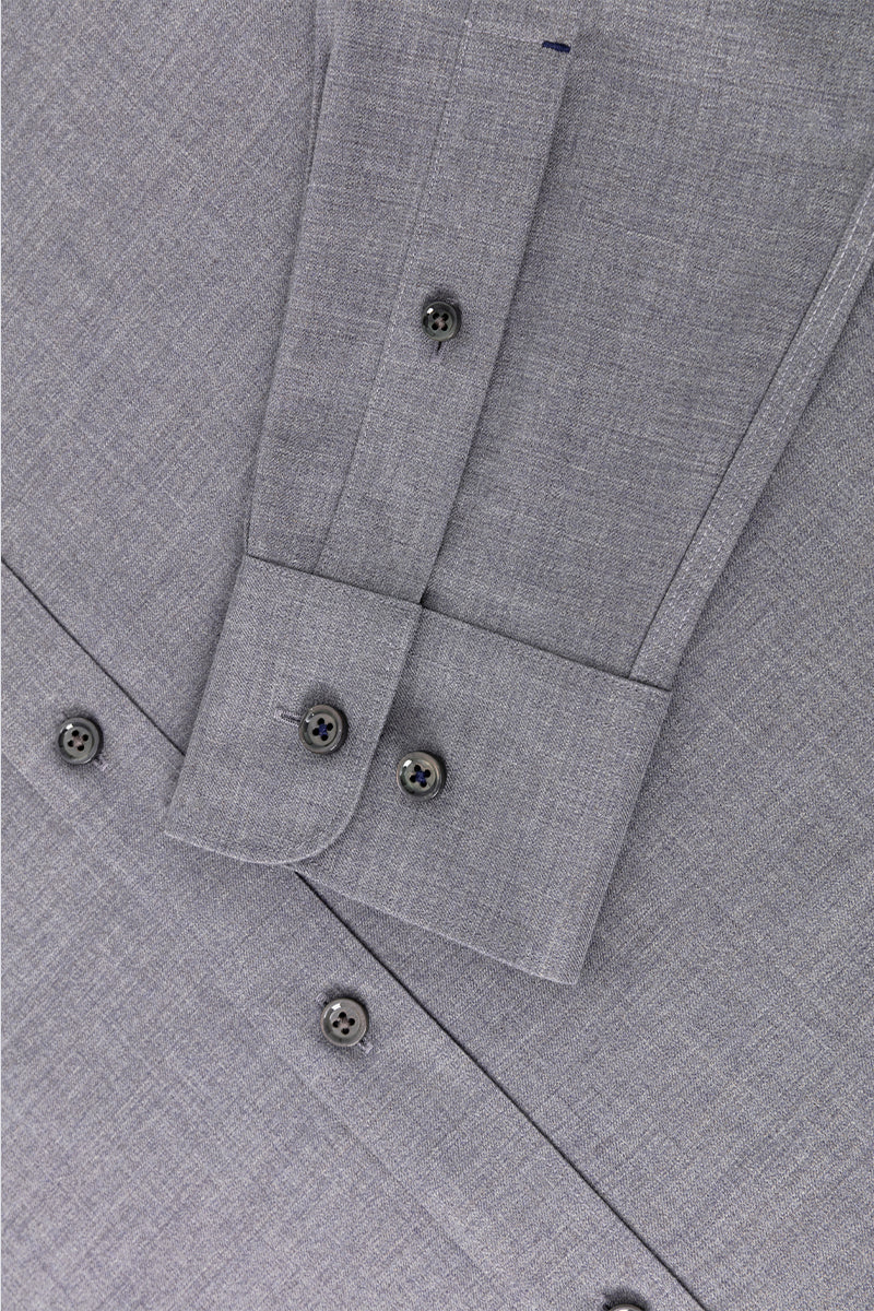 Supreme Cotton-Yak Twill Dress Shirt | Stone Grey 0372DK Supreme Cotton-Yak Twill Dress Shirt | Stone Grey 0372DK
